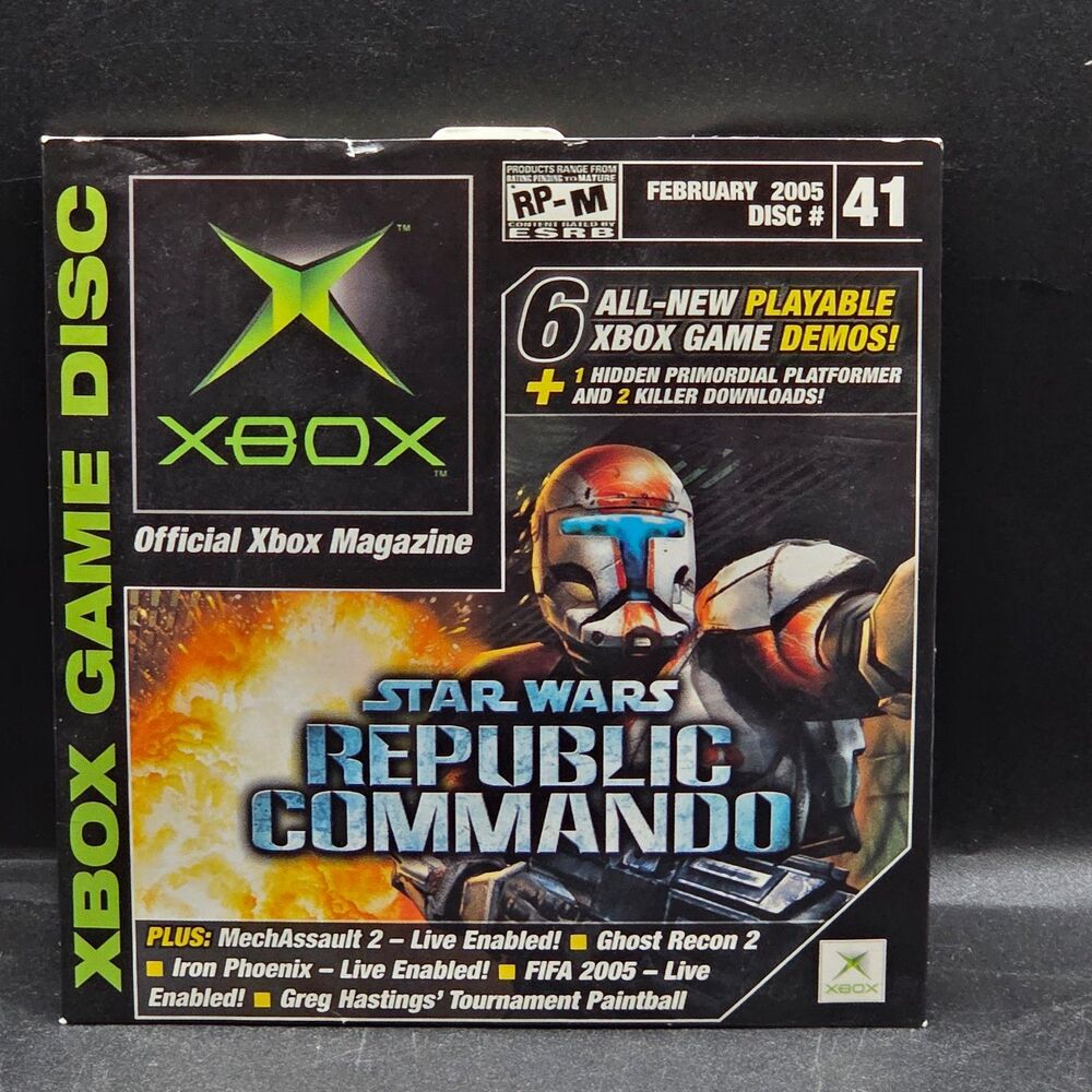 Official Xbox Magazine Demo Disc #41 Star Wars Republic Commando